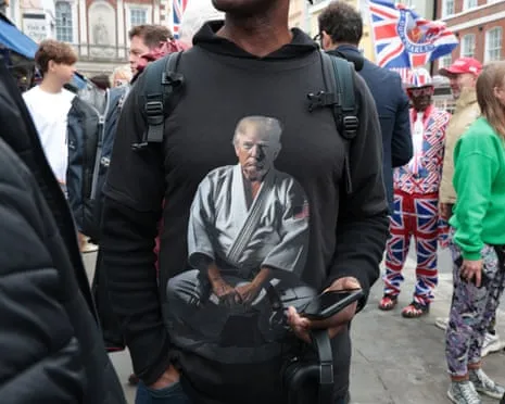 Superfans Assemble in the Historic Town to Enliven the President’s Spectacle of Little Substance