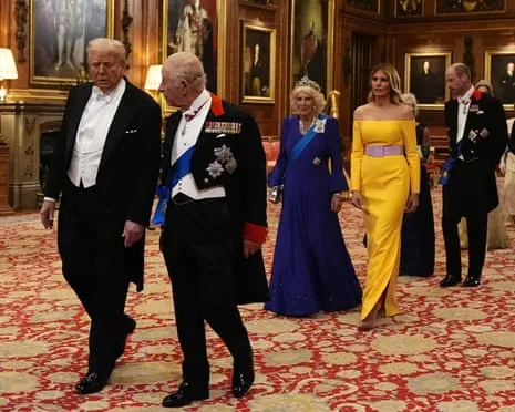 Royals Roll Out Red Carpet Amid Protests; Kimmel Taken Off Air Due To Charlie Kirk Comments